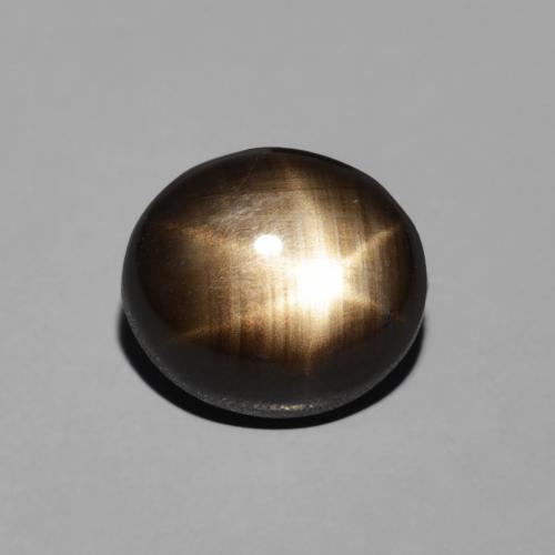 2.74ct Natürlicher Schwarz Sternsaphir, Oval, Lichtundurchlässig