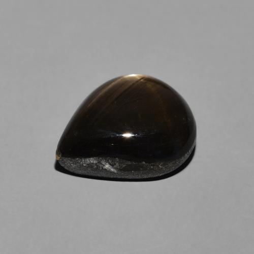 9,17 ctw natürlicher Schwarz Sternsaphir, Birnenform, Lichtundurchlässig