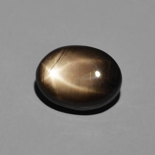 9,17 ctw natürlicher Schwarz Sternsaphir, Oval, Lichtundurchlässig