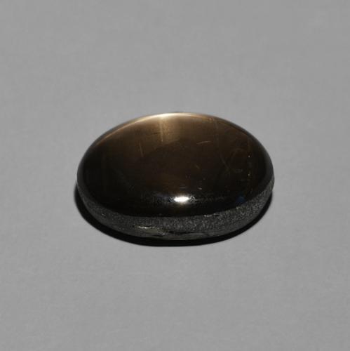 9,17 ctw natürlicher Schwarz Sternsaphir, Oval, Lichtundurchlässig