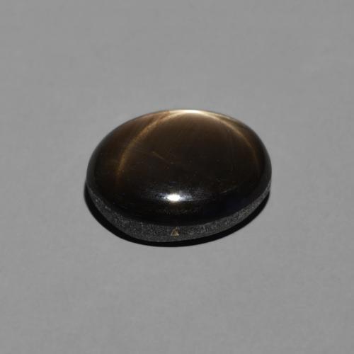 9,17 ctw natürlicher Schwarz Sternsaphir, Oval, Lichtundurchlässig