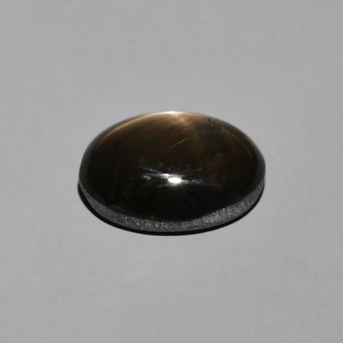 9,17 ctw natürlicher Schwarz Sternsaphir, Oval, Lichtundurchlässig