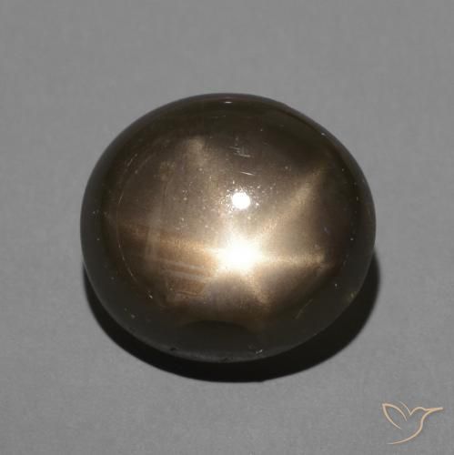 3.64ct Natürlicher Schwarz Sternsaphir, Oval, Lichtundurchlässig