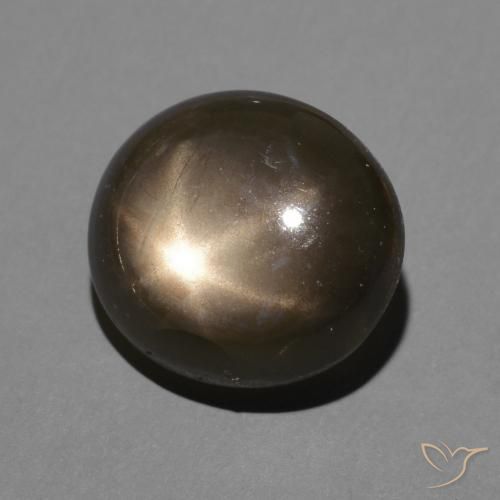 9,17 ctw natürlicher Schwarz Sternsaphir, Oval, Lichtundurchlässig
