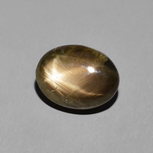 9,17 ctw natürlicher Schwarz Sternsaphir, Oval, Lichtundurchlässig