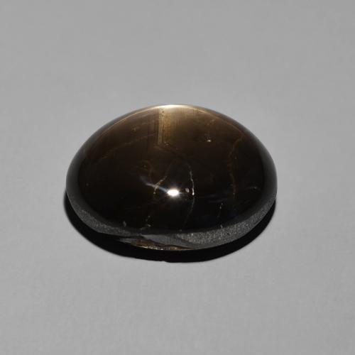 9,17 ctw natürlicher Schwarz Sternsaphir, Oval, Lichtundurchlässig
