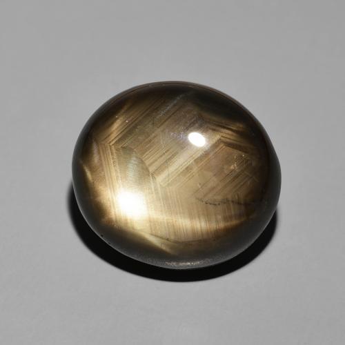 9,17 ctw natürlicher Schwarz Sternsaphir, Oval, Lichtundurchlässig