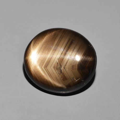 9,17 ctw natürlicher Schwarz Sternsaphir, Oval, Lichtundurchlässig