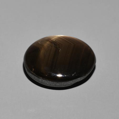 9,17 ctw natürlicher Schwarz Sternsaphir, Oval, Lichtundurchlässig