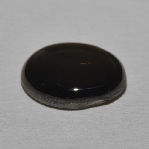 9,17 ctw natürlicher Schwarz Sternsaphir, Oval, Lichtundurchlässig