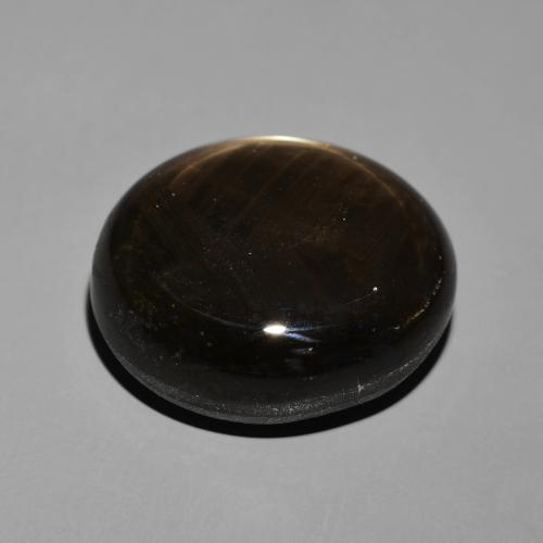 9,17 ctw natürlicher Schwarz Sternsaphir, Oval, Lichtundurchlässig