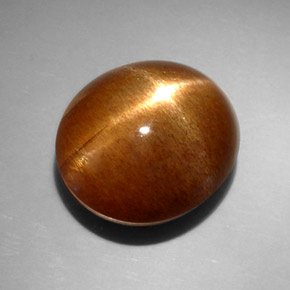 14,95 ctw natürlicher brauner Stern-Sonnenstein, Oval Schliff, Lichtundurchlässig