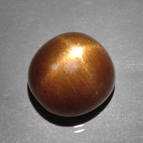 9,17 ctw natürlicher gold-braun Sternsonnenstein, Oval Schliff, Lichtundurchlässig