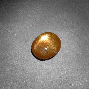 1,18 ctw natürlicher brauner Stern-Sonnenstein, Oval Schliff, Lichtundurchlässig