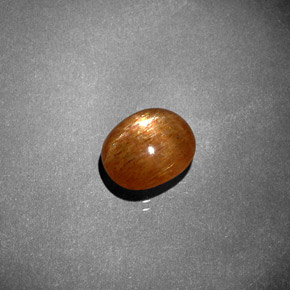 1,98 ctw natürlicher brauner Stern-Sonnenstein, Oval Schliff, Lichtundurchlässig