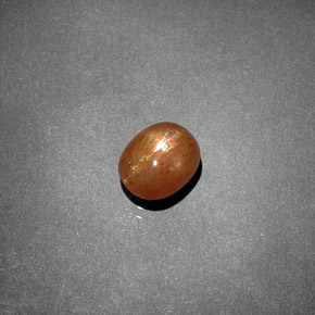 9,17 ctw natürlicher gold-braun Sternsonnenstein, Oval Schliff, Lichtundurchlässig