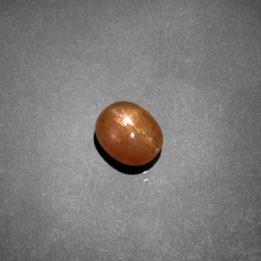 9,17 ctw natürlicher gold-braun Sternsonnenstein, Oval Schliff, Lichtundurchlässig