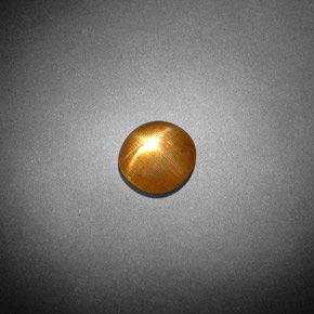 9,17 ctw natürlicher gold-braun Sternsonnenstein, Oval Schliff, Lichtundurchlässig