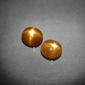  ct natürliche brauner Stern-Sonnenstein-Edelsteine, Oval Schliff, Lichtundurchlässig