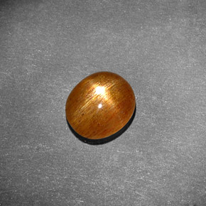 1,13 ctw natürlicher brauner Stern-Sonnenstein, Oval Schliff, Lichtundurchlässig