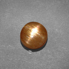 9,17 ctw natürlicher gold-braun Sternsonnenstein, Oval Schliff, Lichtundurchlässig