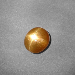 0,80 ctw natürlicher brauner Stern-Sonnenstein, Oval Schliff, Lichtundurchlässig