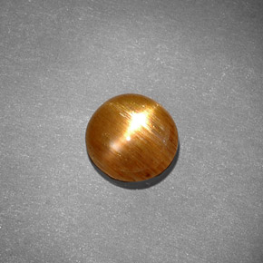 0,97 ctw natürlicher brauner Stern-Sonnenstein, Oval Schliff, Lichtundurchlässig