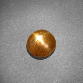 0,97 ctw natürlicher brauner Stern-Sonnenstein, Oval Schliff, Lichtundurchlässig
