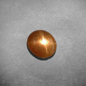 9,17 ctw natürlicher gold-braun Sternsonnenstein, Oval Schliff, Lichtundurchlässig