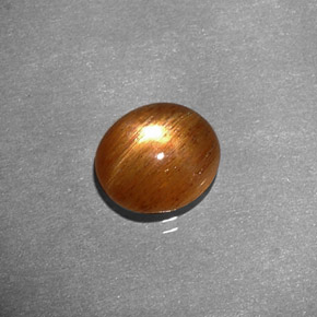 9,17 ctw natürlicher gold-braun Sternsonnenstein, Oval Schliff, Lichtundurchlässig