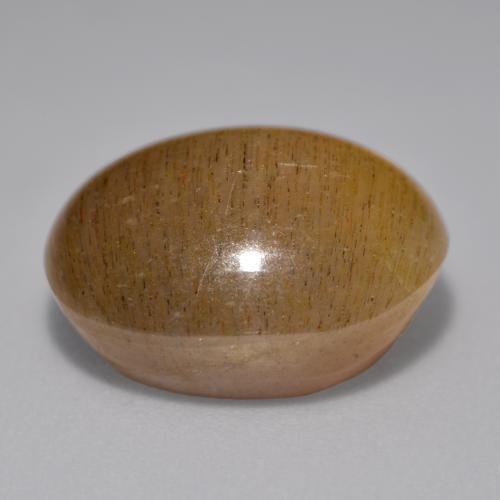 9,17 ctw natürlicher gold-braun Sternsonnenstein, Oval Schliff, Lichtundurchlässig
