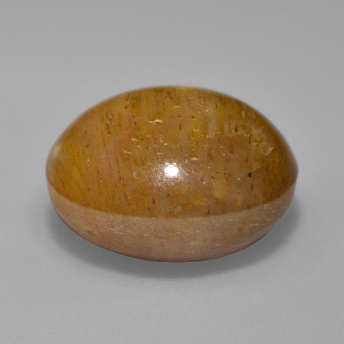 10,04 ctw natürlicher brauner Stern-Sonnenstein, Oval Schliff, Lichtundurchlässig