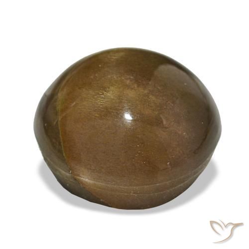 9,17 ctw natürlicher gold-braun Sternsonnenstein, Oval Schliff, Lichtundurchlässig