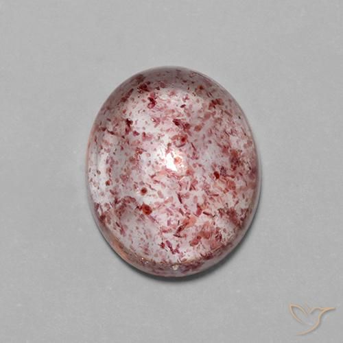 4.23ct Natürlicher Helles Palisanderrosa Erdbeerquarz, Oval, Transparent