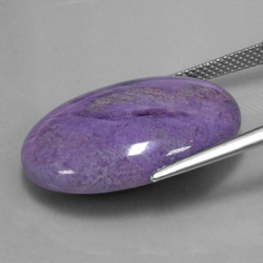 20,56 ctw natürlicher mehrfarbiger Sugilit, Oval Schliff, Lichtundurchlässig