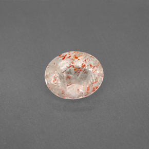 9,17 ctw natürlicher Orange Sonnenstein, Transparent, Transparent / Lichtdurchlässig