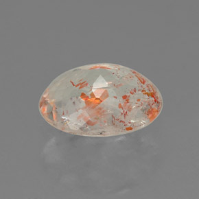 9,17 ctw natürlicher Orange Sonnenstein, Oval Schliff, Transparent