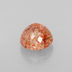 1,98 ctw natürlicher orangefarbener Sonnenstein, Transparent, Transparent / Lichtdurchlässig