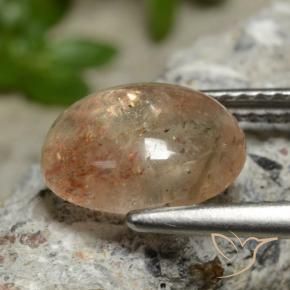 9,17 ctw natürlicher Mittelorange Sonnenstein, Oval, Transparent