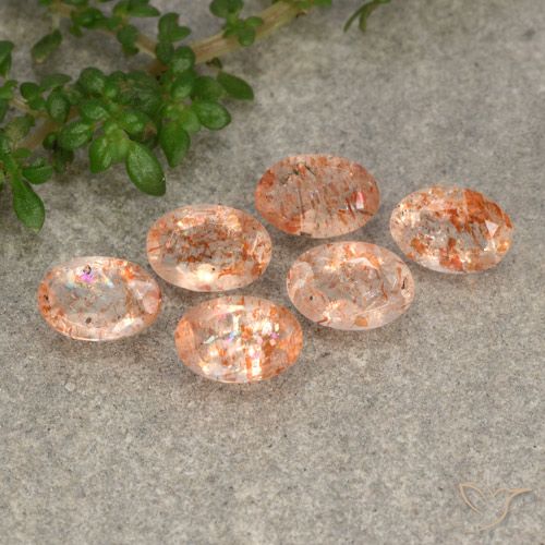 2.76ctw Natürlicher Helle Tigerorange Sonnenstein, Oval, Lichtdurchlässig