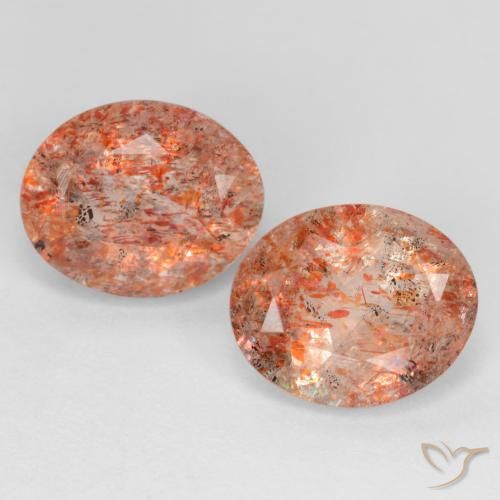 4.83ctw Natürlicher Warmes Orange Sonnenstein, Oval, Lichtdurchlässig