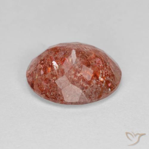 9,17 ctw natürlicher Mittelorange Sonnenstein, Oval, Transparent