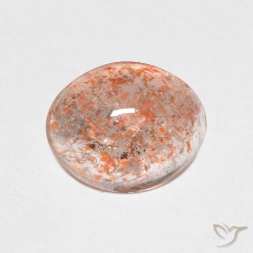 1.91ct Natürlicher hellorange Sonnenstein, Oval, Lichtdurchlässig