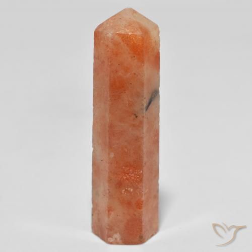 42.95ct Natürlicher Orange Sonnenstein, Fantasie, Lichtundurchlässig