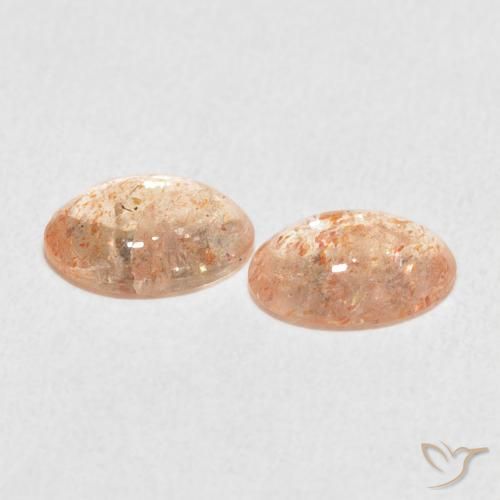 1.81 ct natürliche Helle Tigerorange Sonnenstein-Edelsteine, Oval, Lichtdurchlässig