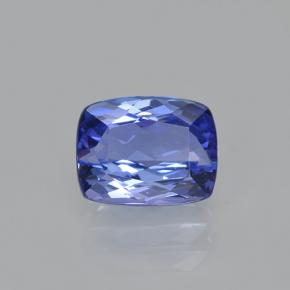 1,63 ctw natürlicher blauer Tansanit, Kissenschliff, VS