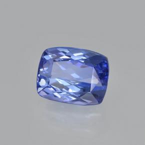 1,63 ctw natürlicher blauer Tansanit, Kissenschliff, VS