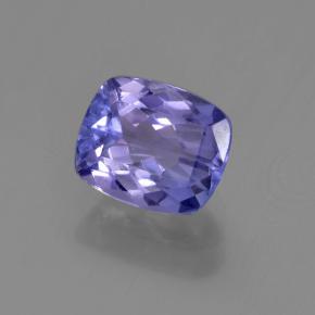 1,37 ctw natürlicher blauer Tansanit, Kissenschliff, VVS