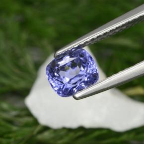 1,13 ctw natürlicher blauer Tansanit, Kissenschliff, VVS