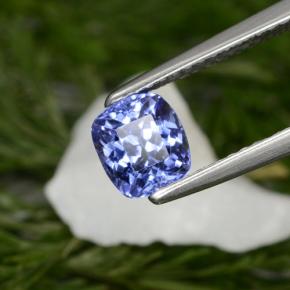 1,13 ctw natürlicher blauer Tansanit, Kissenschliff, VVS